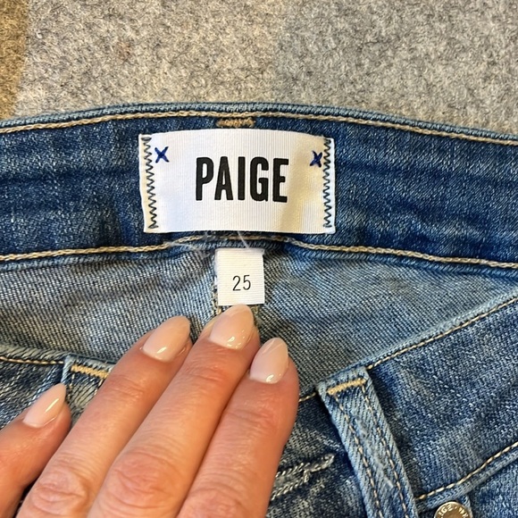PAIGE Hoxton Crop in Madera, Size 25. - Picture 9 of 12